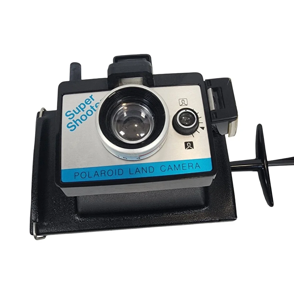 Polaroid Super Shooter Land Camera Vintage Instant Film Black Silver USA